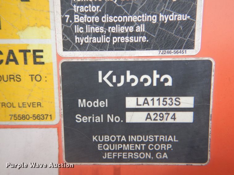 image for item GC9543 2006 Kubota M7040 MFWD tractor