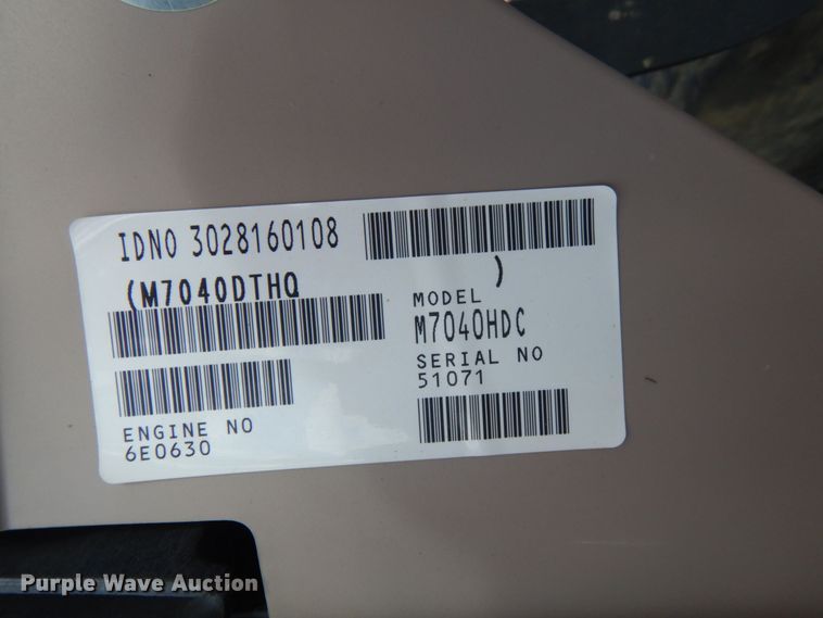 image for item GC9543 2006 Kubota M7040 MFWD tractor