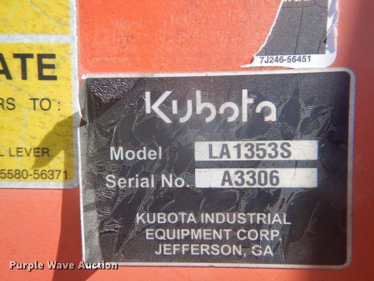 image for item GC9576 Kubota M9540 MFWD tractor