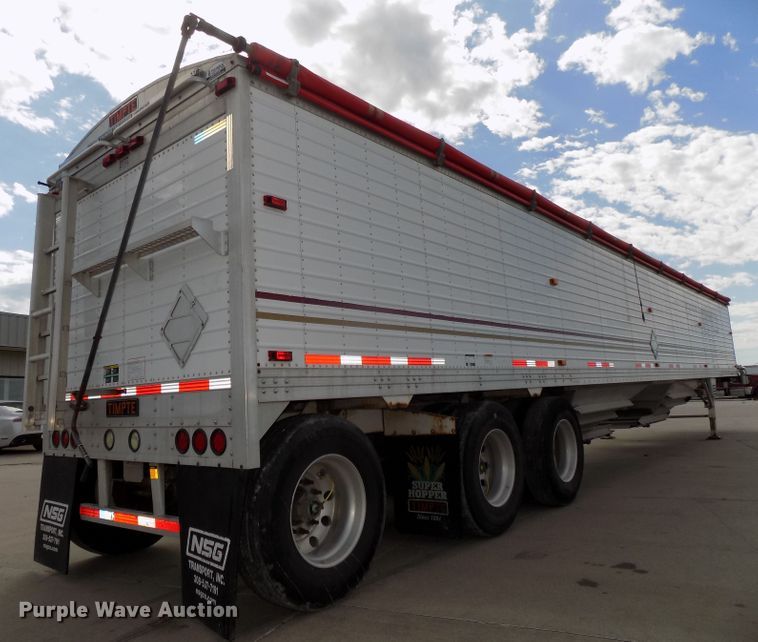 image for item DG2433 2015 Timpte Super Hopper T5062S double hopper bottom grain trailer