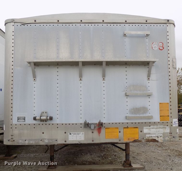 image for item DG2458 1988 Wilson double hopper bottom grain trailer