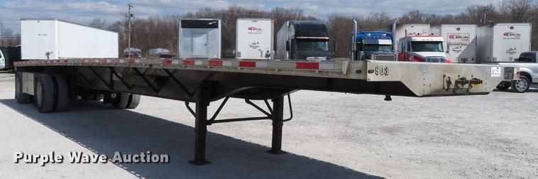 image for item DG3920 2015 Transcraft Eagle II flatbed trailer