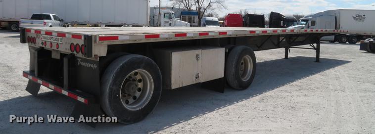 image for item DG3920 2015 Transcraft Eagle II flatbed trailer