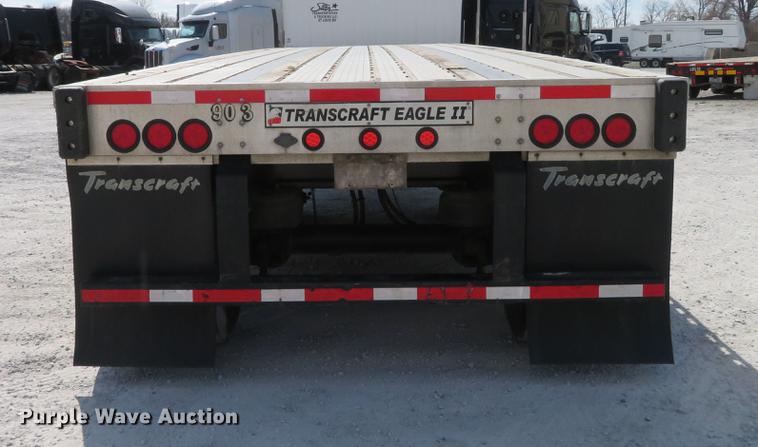 image for item DG3920 2015 Transcraft Eagle II flatbed trailer