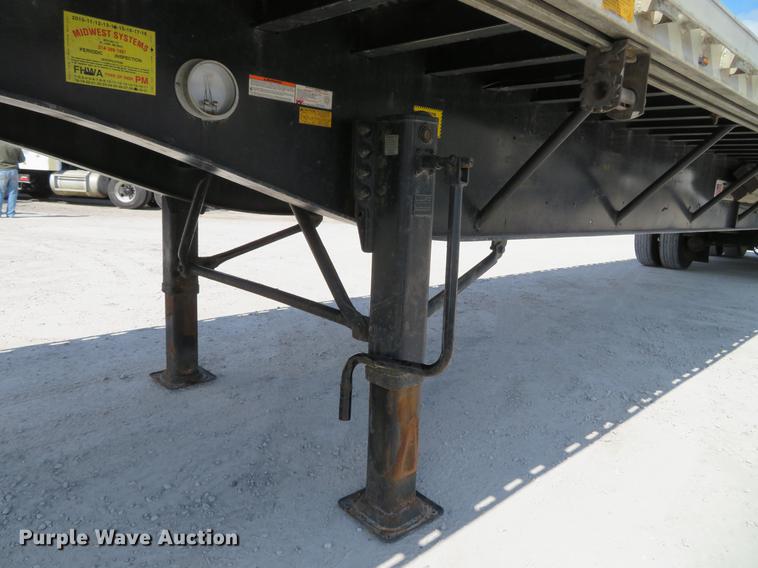 image for item DG3920 2015 Transcraft Eagle II flatbed trailer