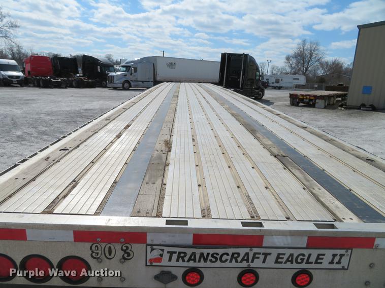 image for item DG3920 2015 Transcraft Eagle II flatbed trailer