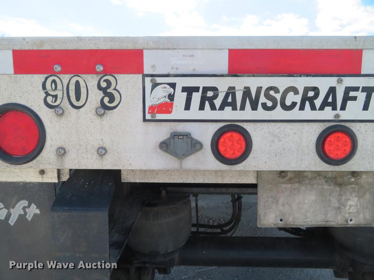 image for item DG3920 2015 Transcraft Eagle II flatbed trailer