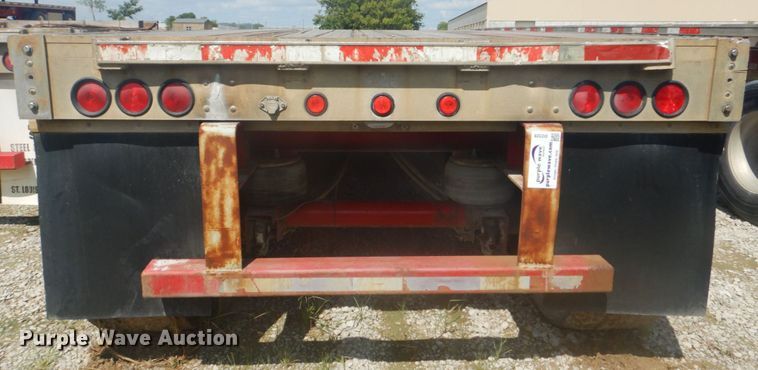 image for item DI2326 1998 Transcraft Eagle W2 flatbed trailer