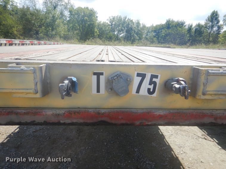 image for item DI2326 1998 Transcraft Eagle W2 flatbed trailer