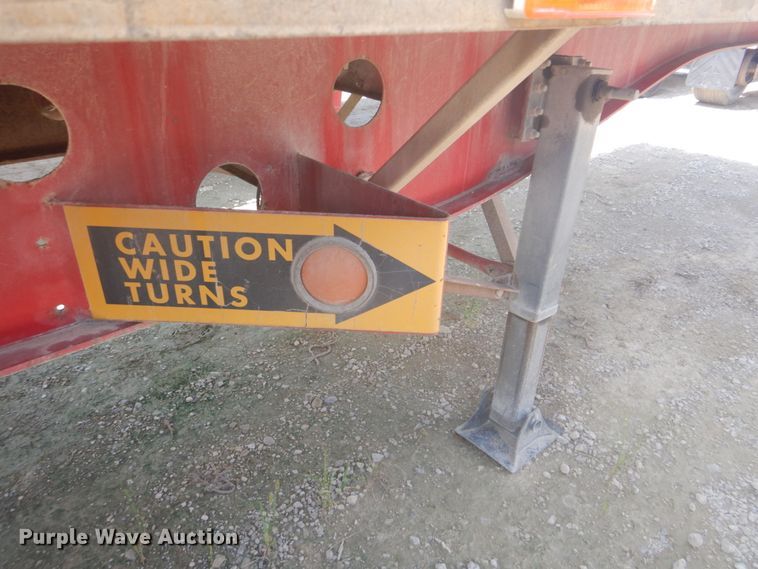 image for item DI2326 1998 Transcraft Eagle W2 flatbed trailer