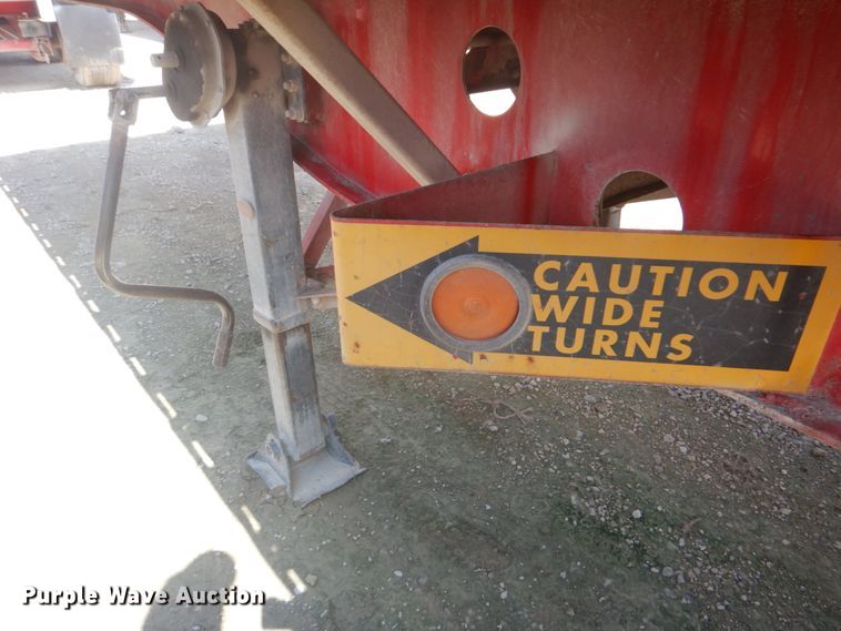 image for item DI2326 1998 Transcraft Eagle W2 flatbed trailer