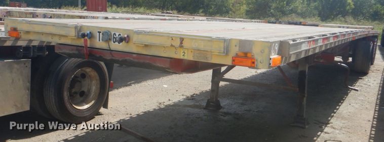image for item DI2327 2000 Transcraft Eagle W2 flatbed trailer