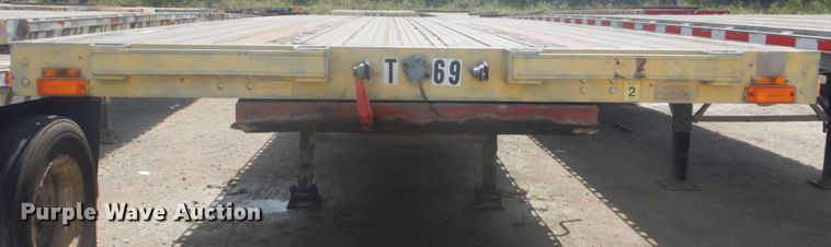 image for item DI2327 2000 Transcraft Eagle W2 flatbed trailer