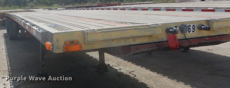 image for item DI2327 2000 Transcraft Eagle W2 flatbed trailer