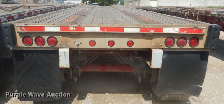 image for item DI2327 2000 Transcraft Eagle W2 flatbed trailer