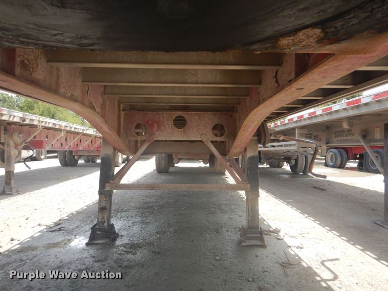 image for item DI2327 2000 Transcraft Eagle W2 flatbed trailer