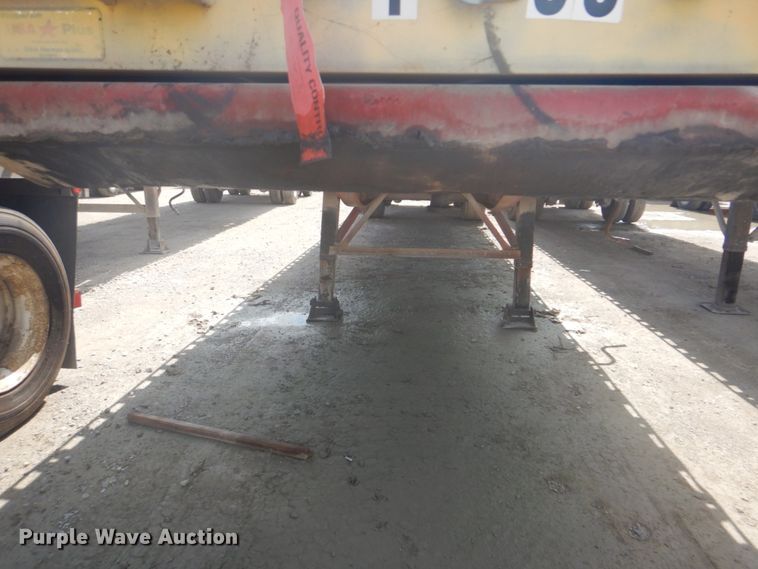 image for item DI2327 2000 Transcraft Eagle W2 flatbed trailer