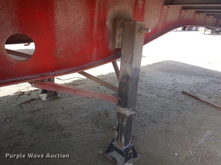 image for item DI2327 2000 Transcraft Eagle W2 flatbed trailer