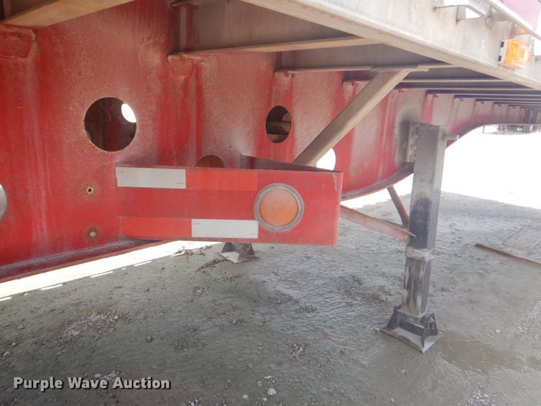 image for item DI2327 2000 Transcraft Eagle W2 flatbed trailer