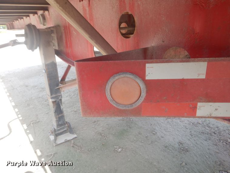 image for item DI2327 2000 Transcraft Eagle W2 flatbed trailer