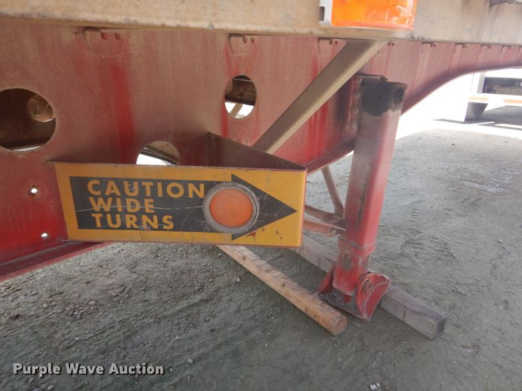 image for item DI2328 1998 Transcraft Eagle W2 flatbed trailer