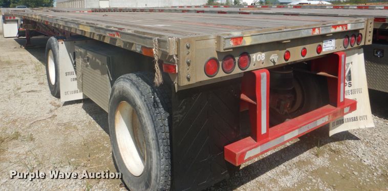 image for item DI2328 1998 Transcraft Eagle W2 flatbed trailer