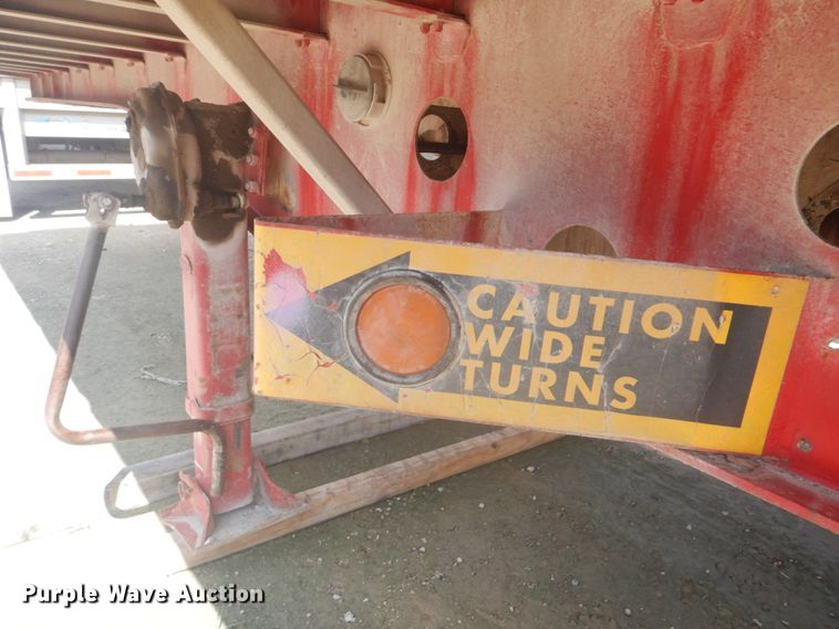 image for item DI2328 1998 Transcraft Eagle W2 flatbed trailer