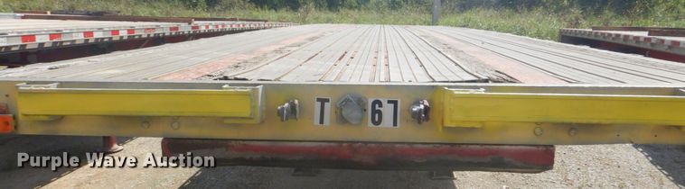 image for item DI2329 1998 Transcraft Eagle W2 flatbed trailer