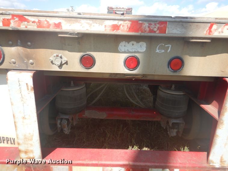 image for item DI2329 1998 Transcraft Eagle W2 flatbed trailer