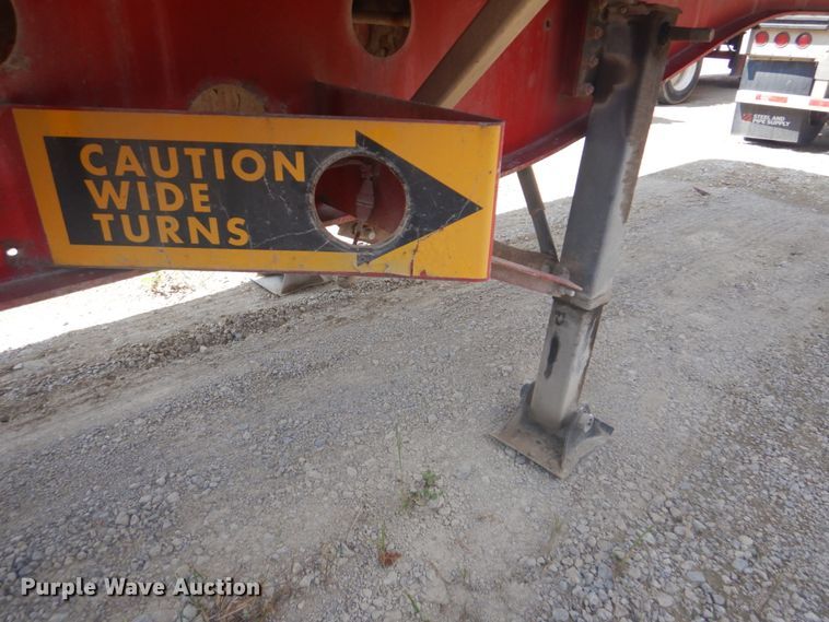 image for item DI2329 1998 Transcraft Eagle W2 flatbed trailer