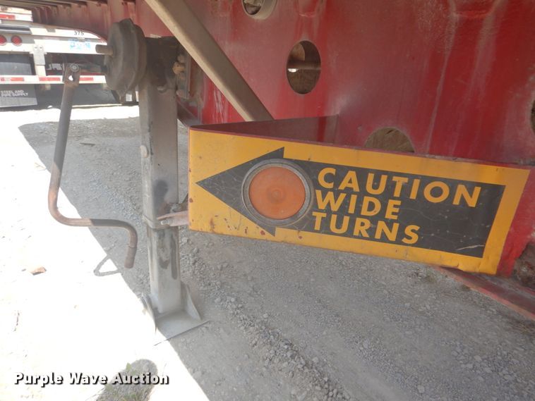 image for item DI2329 1998 Transcraft Eagle W2 flatbed trailer