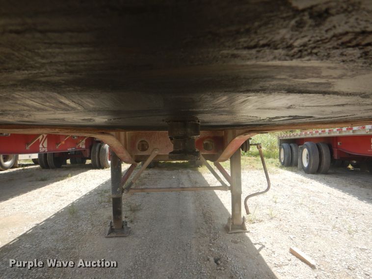 image for item DI2329 1998 Transcraft Eagle W2 flatbed trailer