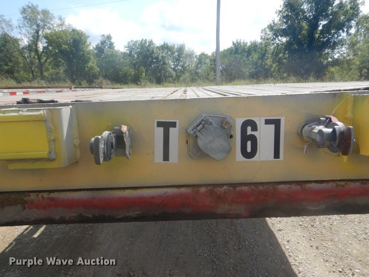 image for item DI2329 1998 Transcraft Eagle W2 flatbed trailer