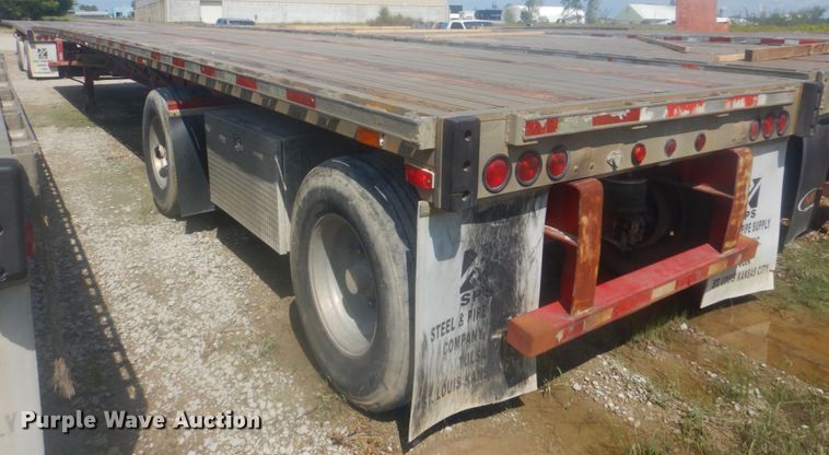 image for item DI2344 1998 Transcraft Eagle W2 flatbed trailer