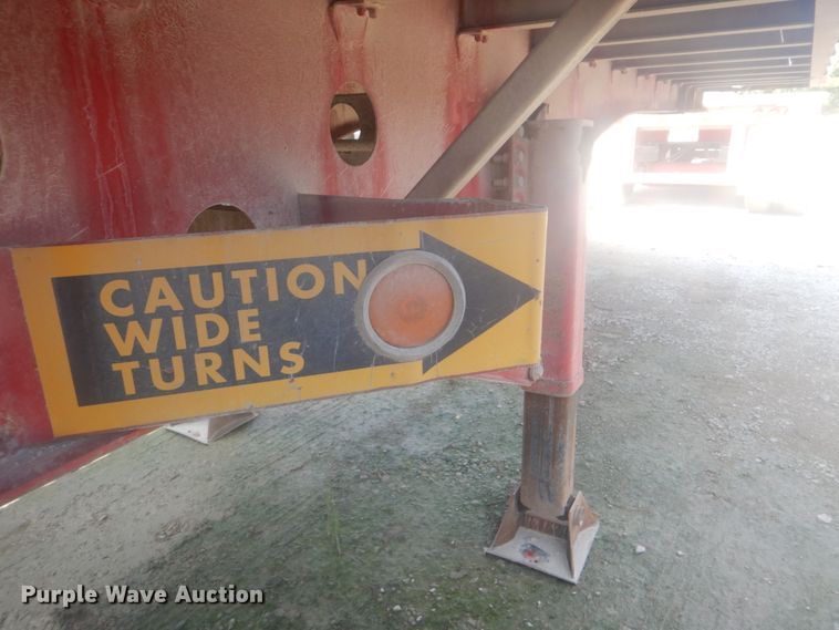 image for item DI2344 1998 Transcraft Eagle W2 flatbed trailer