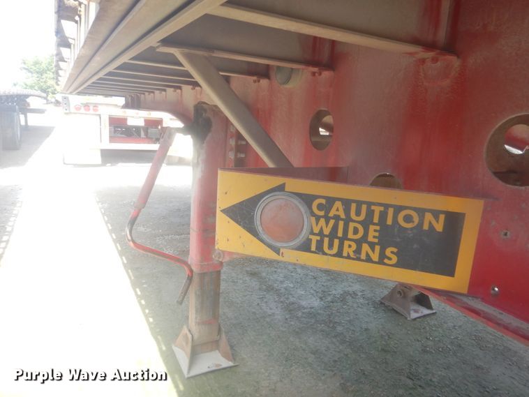 image for item DI2344 1998 Transcraft Eagle W2 flatbed trailer