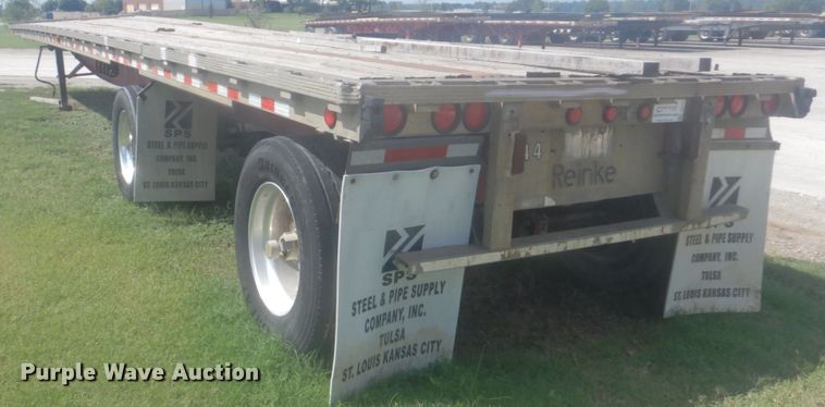 image for item DI2345 1998 Reinke flatbed trailer