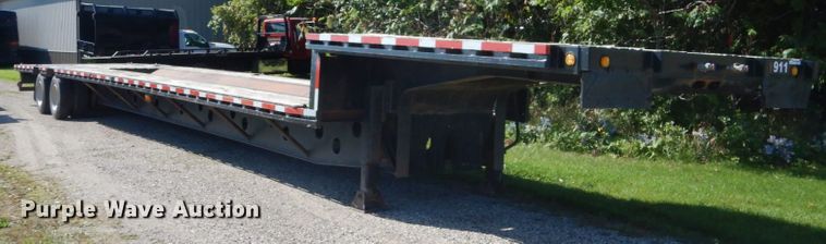 image for item FU9553 2004 Doonan 482DB14B drop deck trailer