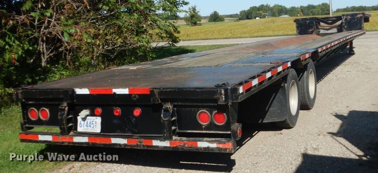 image for item FU9553 2004 Doonan 482DB14B drop deck trailer