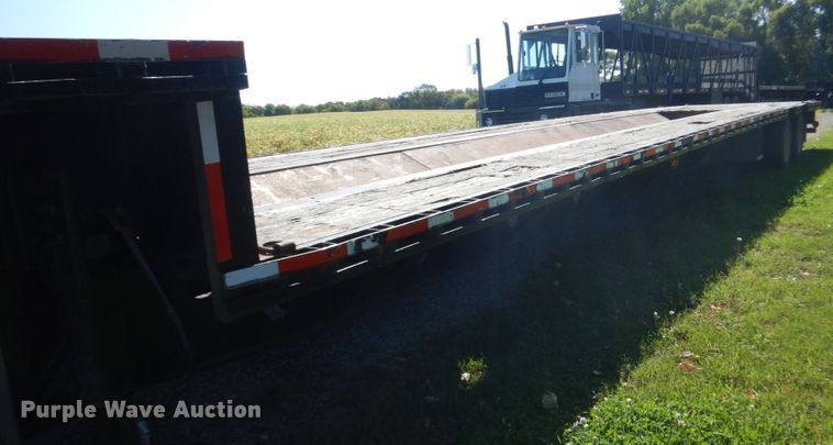image for item FU9553 2004 Doonan 482DB14B drop deck trailer