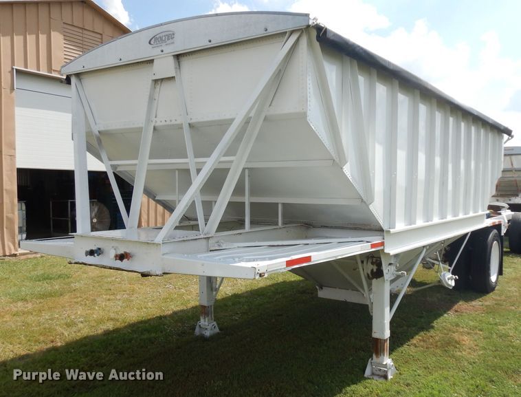 image for item GI9263 1974 Doonan single hopper bottom grain trailer