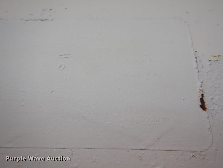 image for item GI9263 1974 Doonan single hopper bottom grain trailer