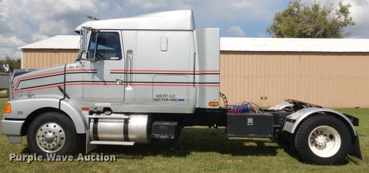 image for item GI9266 1994 White GMC WIA semi truck