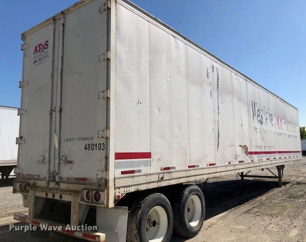 image for item H1009 1997 Stoughton dry van trailer