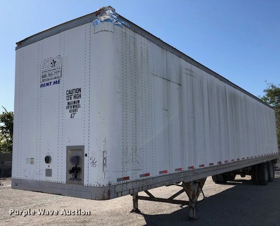 image for item H1011 1996 Hyundai dry van trailer