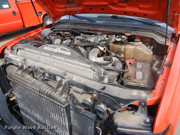 image for item DB4975 2008 Ford F250 Super Duty utility bed pickup truck