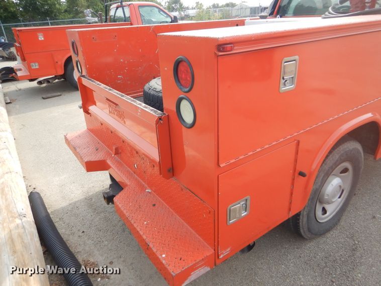 image for item DB4975 2008 Ford F250 Super Duty utility bed pickup truck