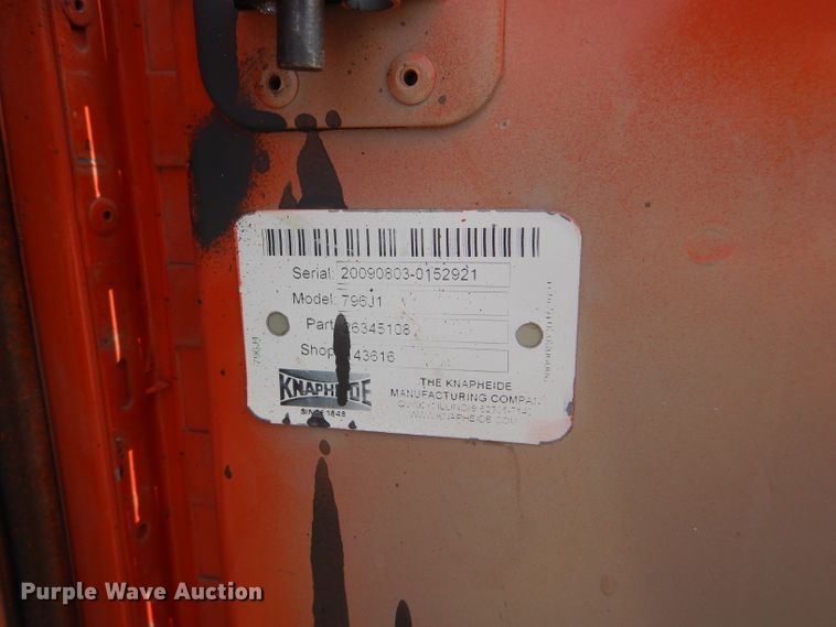 image for item DB4977 2009 Ford F250 Super Duty utility bed pickup truck