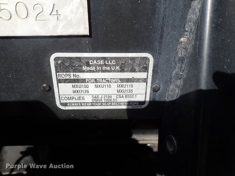 image for item DE1090 2004 Case MXU-100 tractor