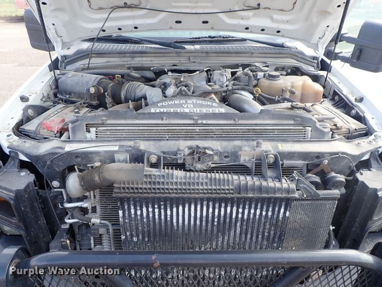 image for item DE1094 2008 Ford F250 Super Duty Crew Cab utility bed pickup truck